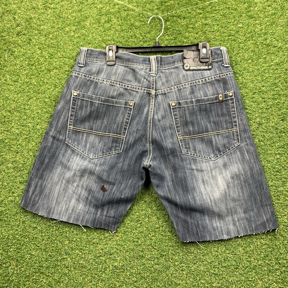 Vintage Southpole Jean Shorts Mens 36 Y2K Baggy Loose 90s Skater Goth Punk Cut